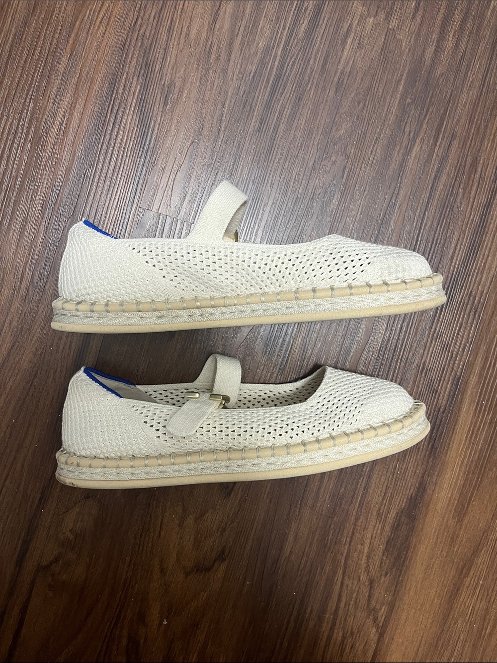Rothy's The Espadrille Mary Jane Flats in Jasmine - Picture 14 of 15